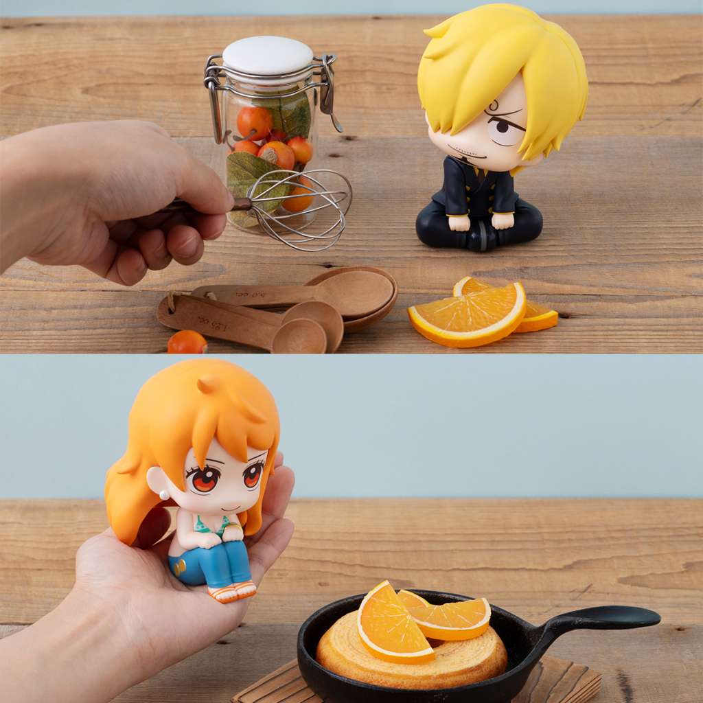 PREORDINE ESAURITO One Piece Look Up Figures Nami & Sanji 11 cm (with gift) (H)