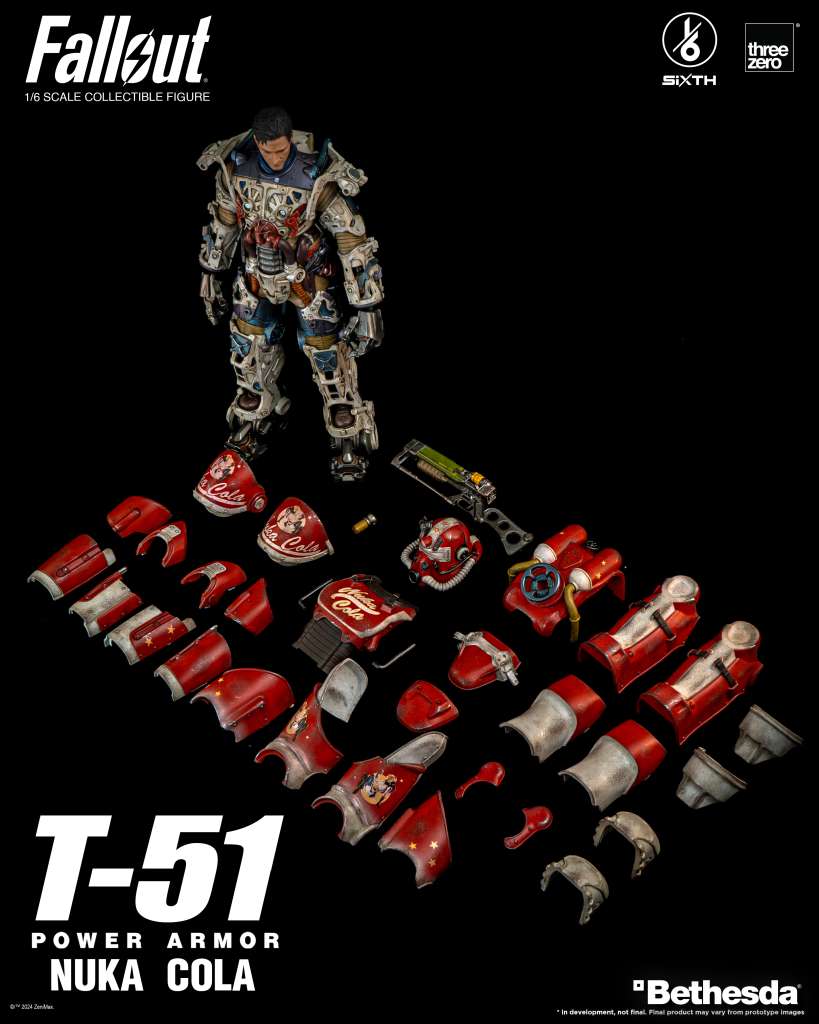 PREORDINE ESAURITO Fallout T-51 Nuka Cola Power Armor 1/6 Action Figure  (PREORDINE NON CANCELLABILE)