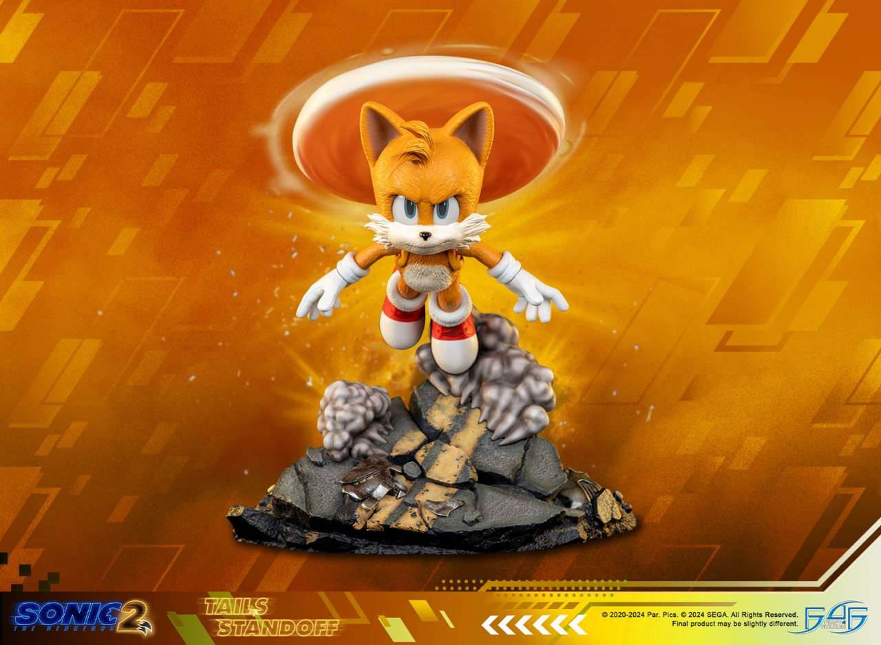 PREORDINE CHIUSO 03/2025 Sonic 2 Tails Standoff Statue 32 cm  (PREORDINE NON CANCELLABILE)