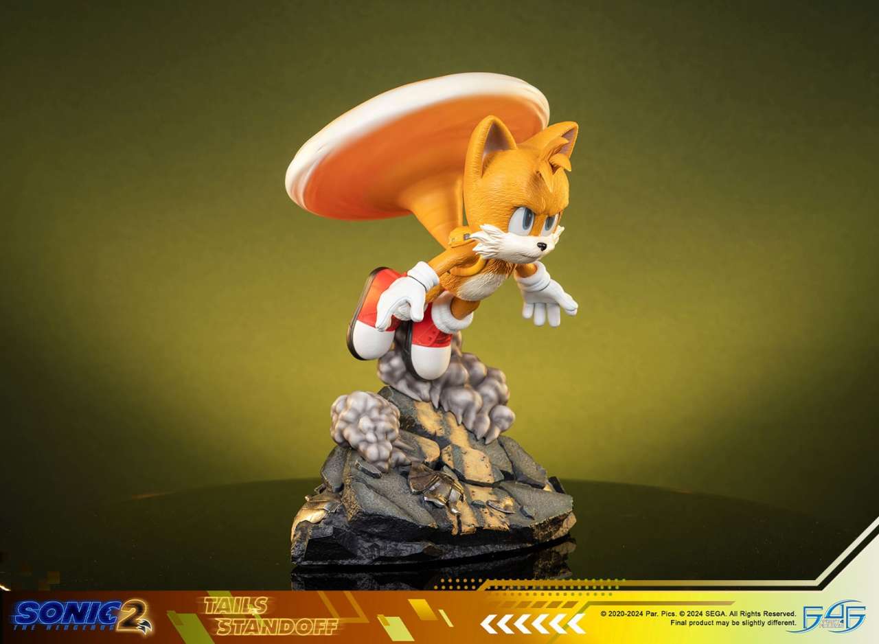 PREORDINE CHIUSO 03/2025 Sonic 2 Tails Standoff Statue 32 cm  (PREORDINE NON CANCELLABILE)