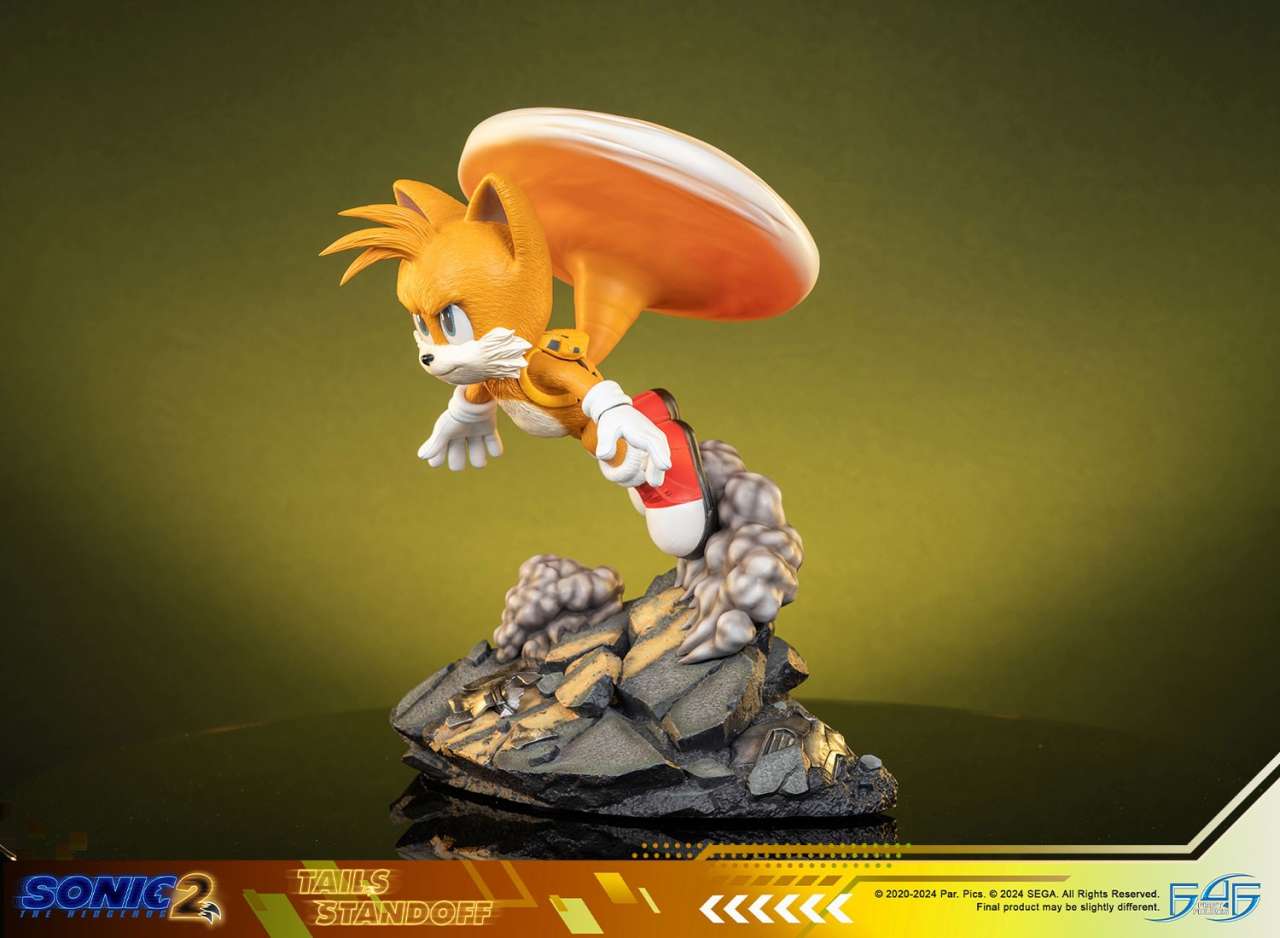 PREORDINE CHIUSO 03/2025 Sonic 2 Tails Standoff Statue 32 cm  (PREORDINE NON CANCELLABILE)
