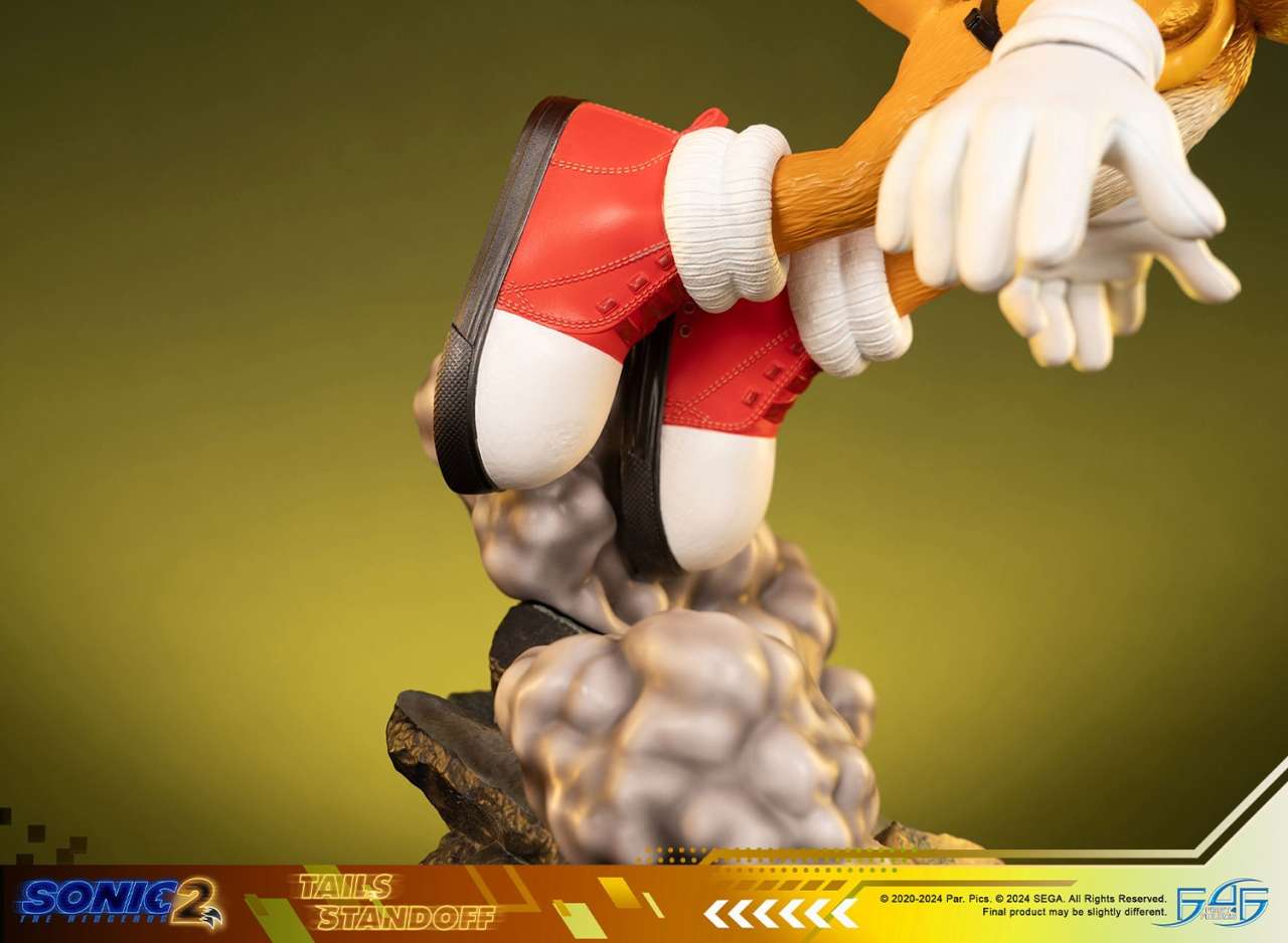 PREORDINE CHIUSO 03/2025 Sonic 2 Tails Standoff Statue 32 cm  (PREORDINE NON CANCELLABILE)