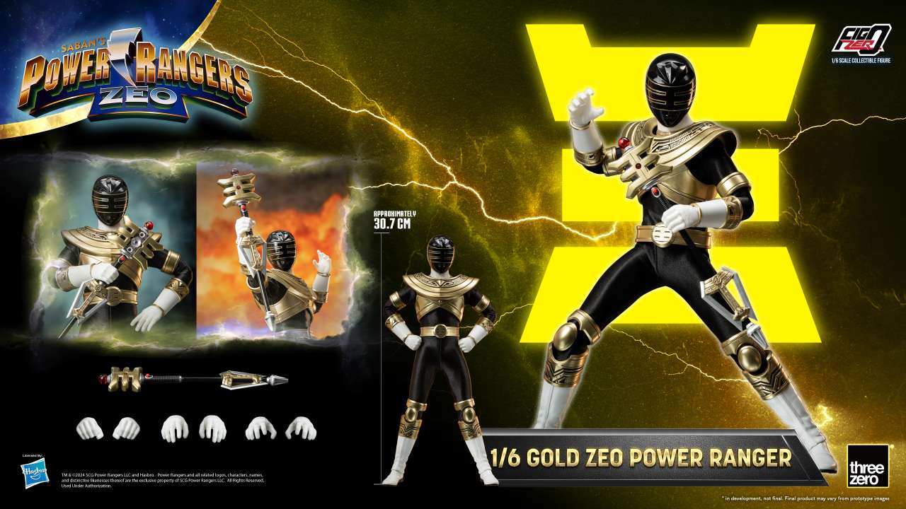 PREORDINE CHIUSO 02/2025 Power Rangers Zeo Ranger 1/6 Figure  (PREORDINE NON CANCELLABILE)