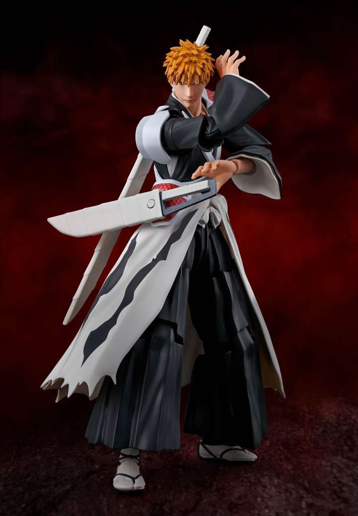 PREORDINE ESAURITO Bleach Ichigo Kurosaki Dual Zangetsu Sh Figuarts