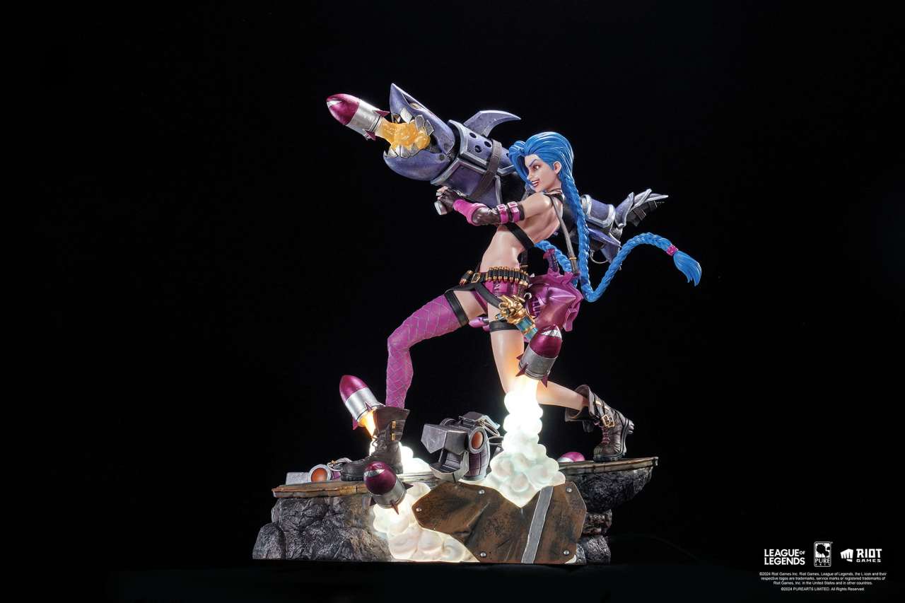 PREORDINE 09/2025 League of Legends Statue 1/6 Jinx 32 cm  (PREORDINE NON CANCELLABILE)