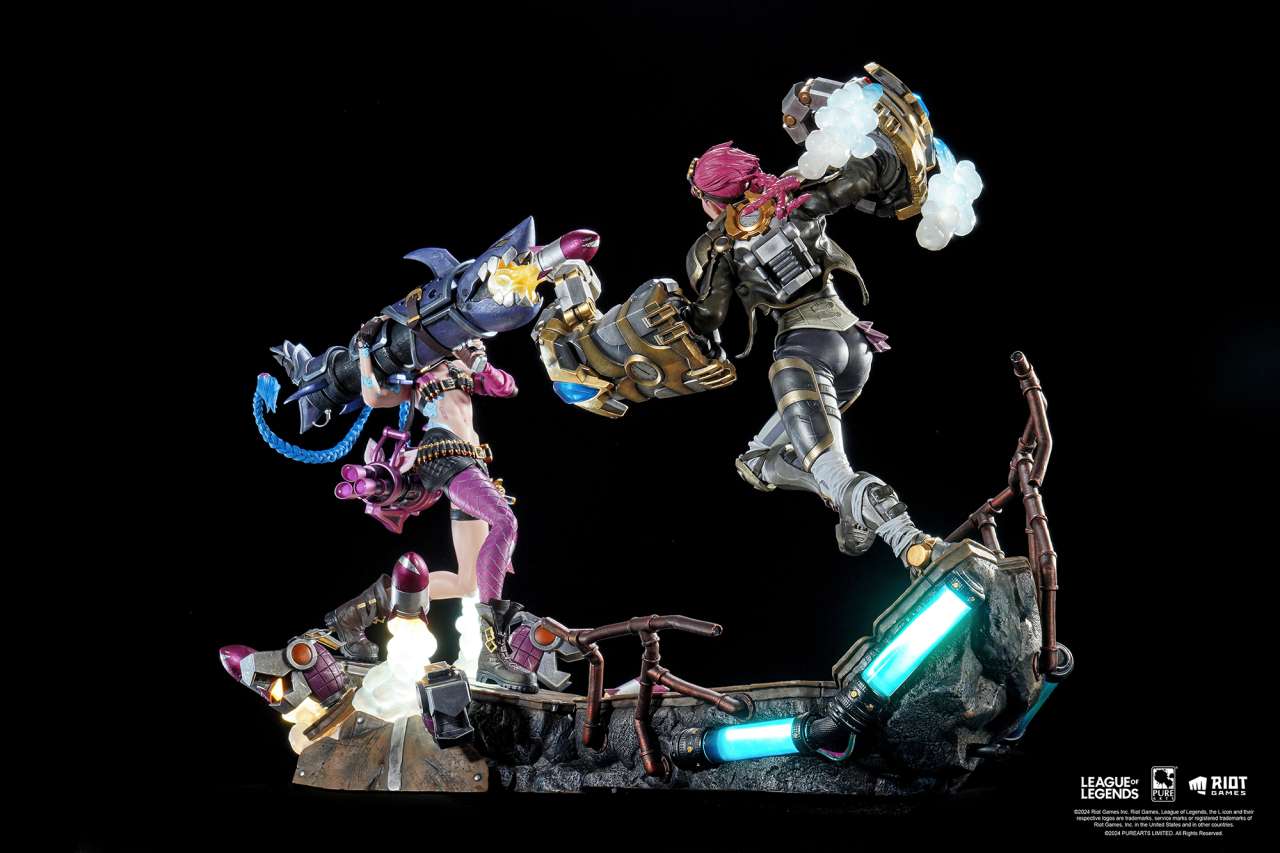 PREORDINE 09/2025 League of Legends Statues 1/6 2-Pack Vi & Jinx  (PREORDINE NON CANCELLABILE)