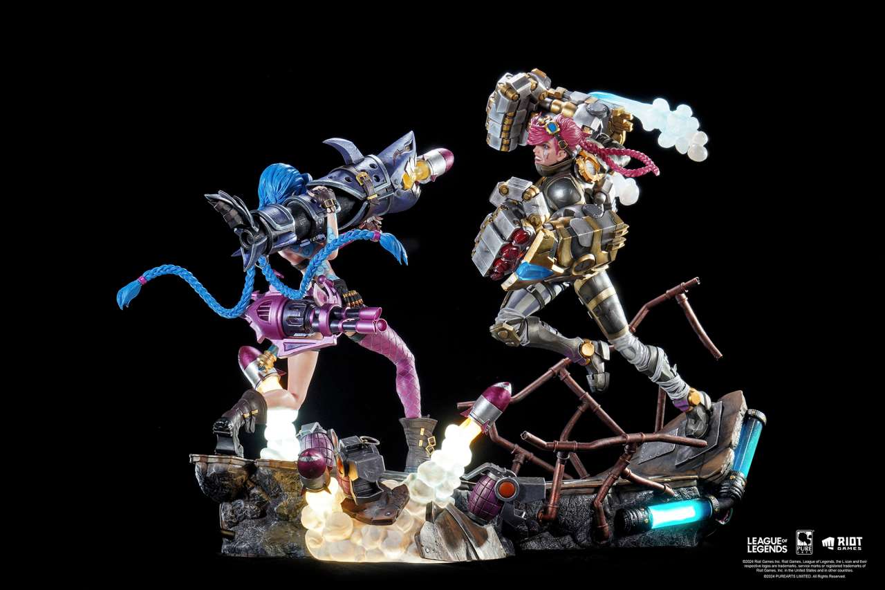 PREORDINE 09/2025 League of Legends Statues 1/6 2-Pack Vi & Jinx  (PREORDINE NON CANCELLABILE)