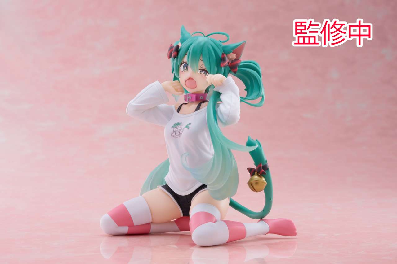 PREORDINE ESAURITO Vocaloid - Hatsune Miku - Desktop Cute - Nekomimi T-Shirt ver. (H)