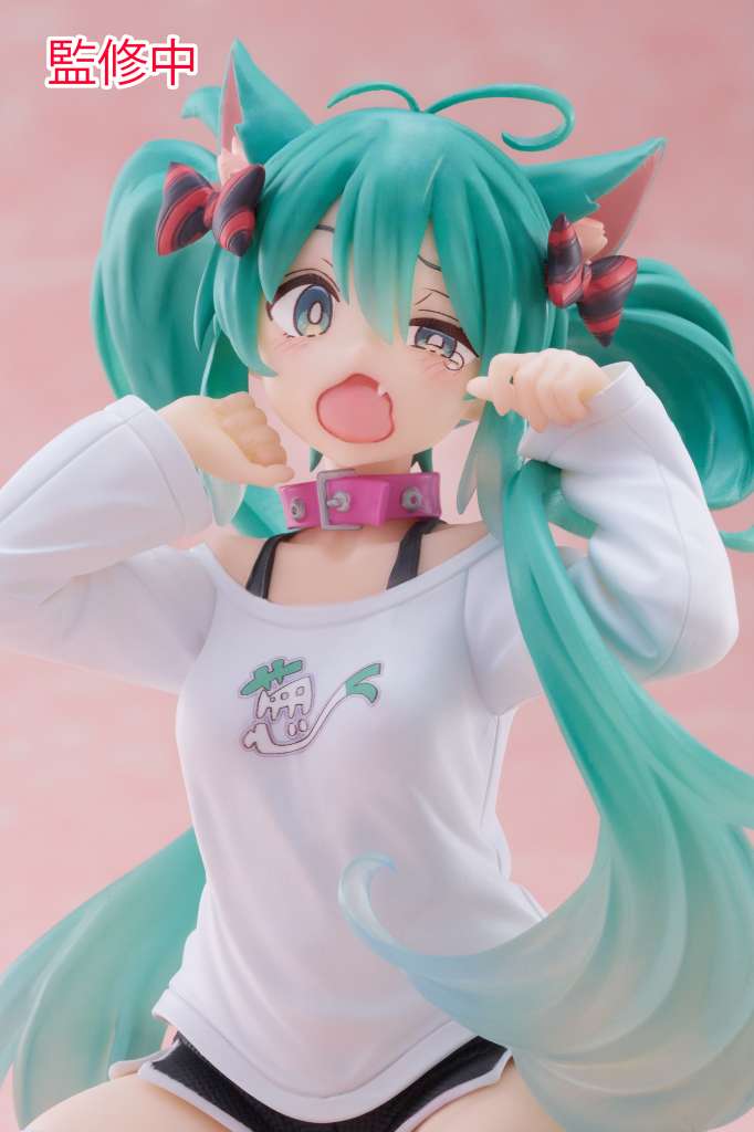 PREORDINE ESAURITO Vocaloid - Hatsune Miku - Desktop Cute - Nekomimi T-Shirt ver. (H)