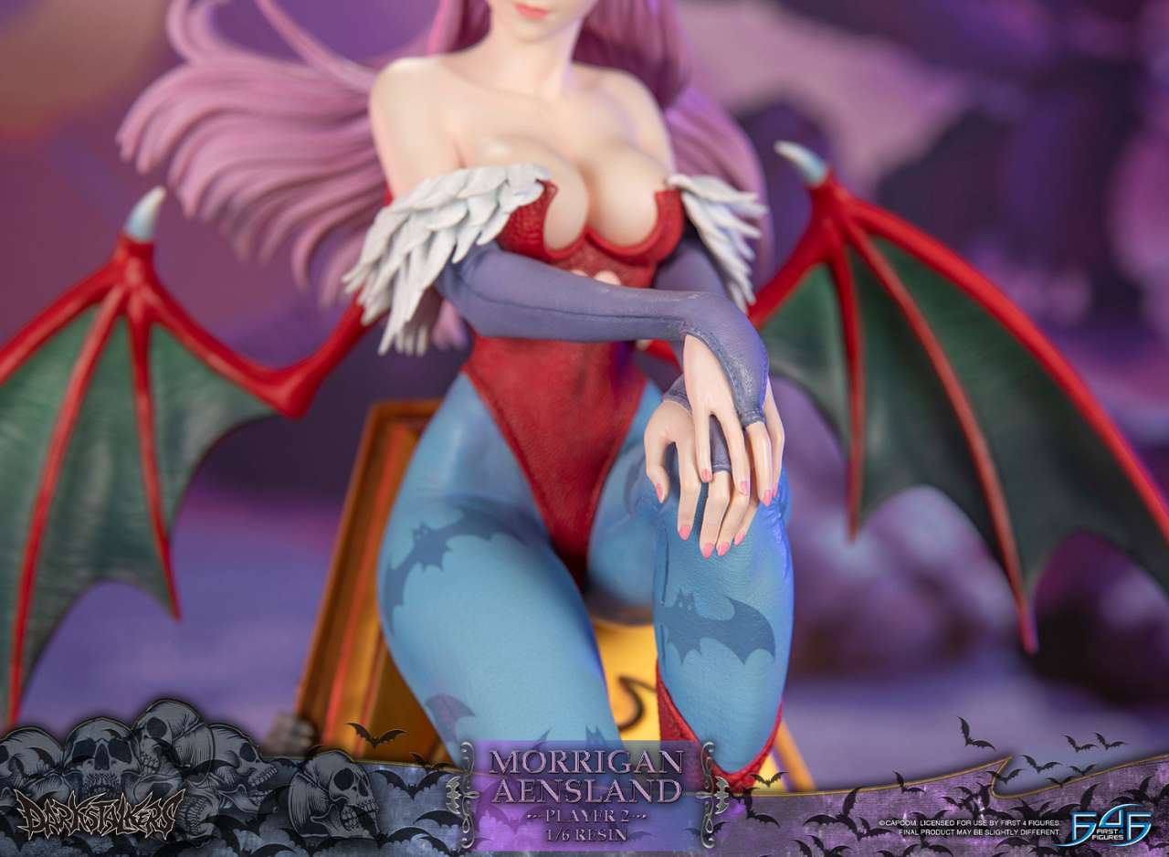 PREORDINE CHIUSO 04/2025 Darkstalkers Morrigan Aensland Player 2 1/6 Resin Statue  (PREORDINE NON CANCELLABILE)