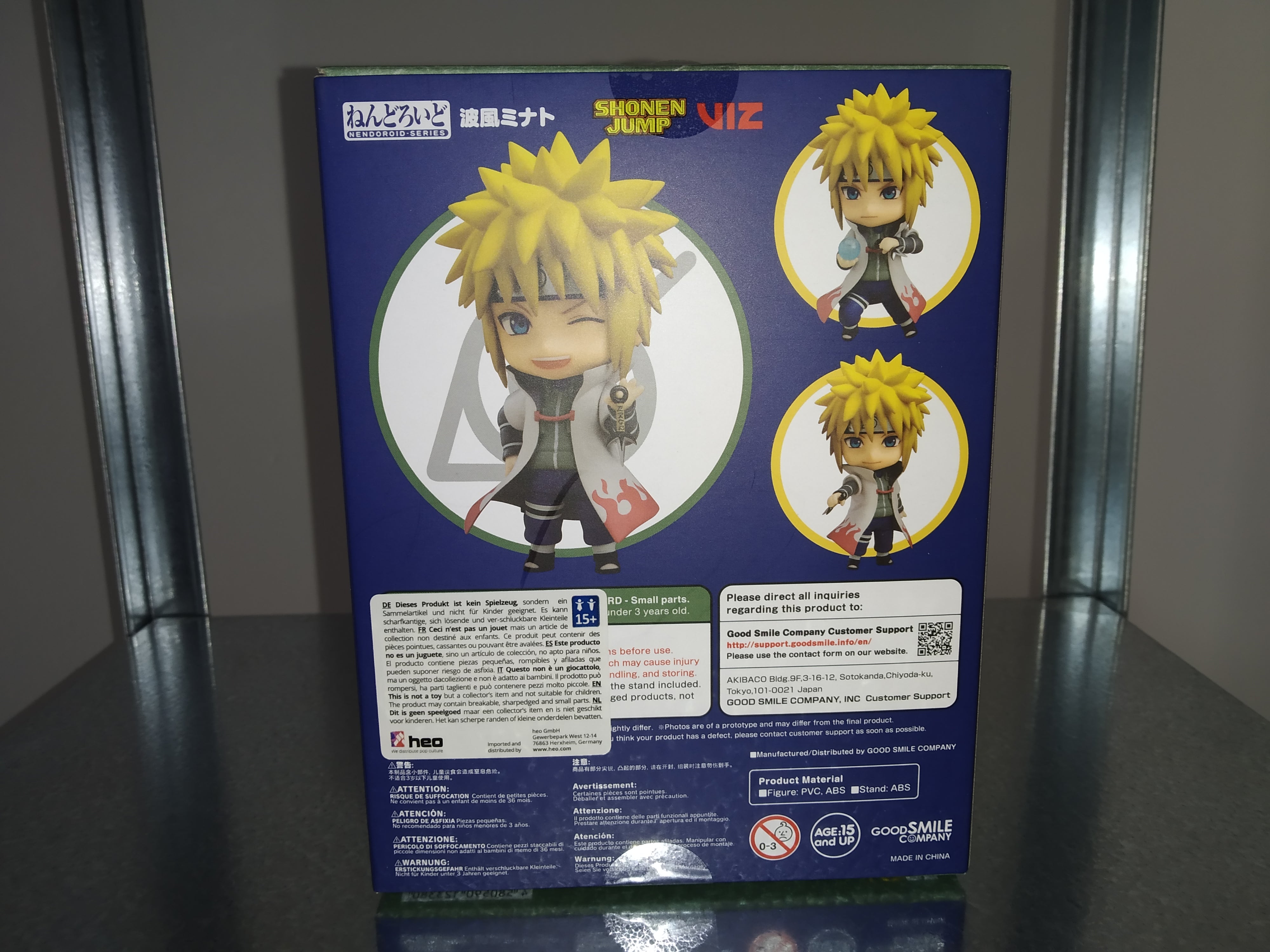 Naruto Shippuden Nendoroid PVC Action Figure Minato Namikaze 10 cm