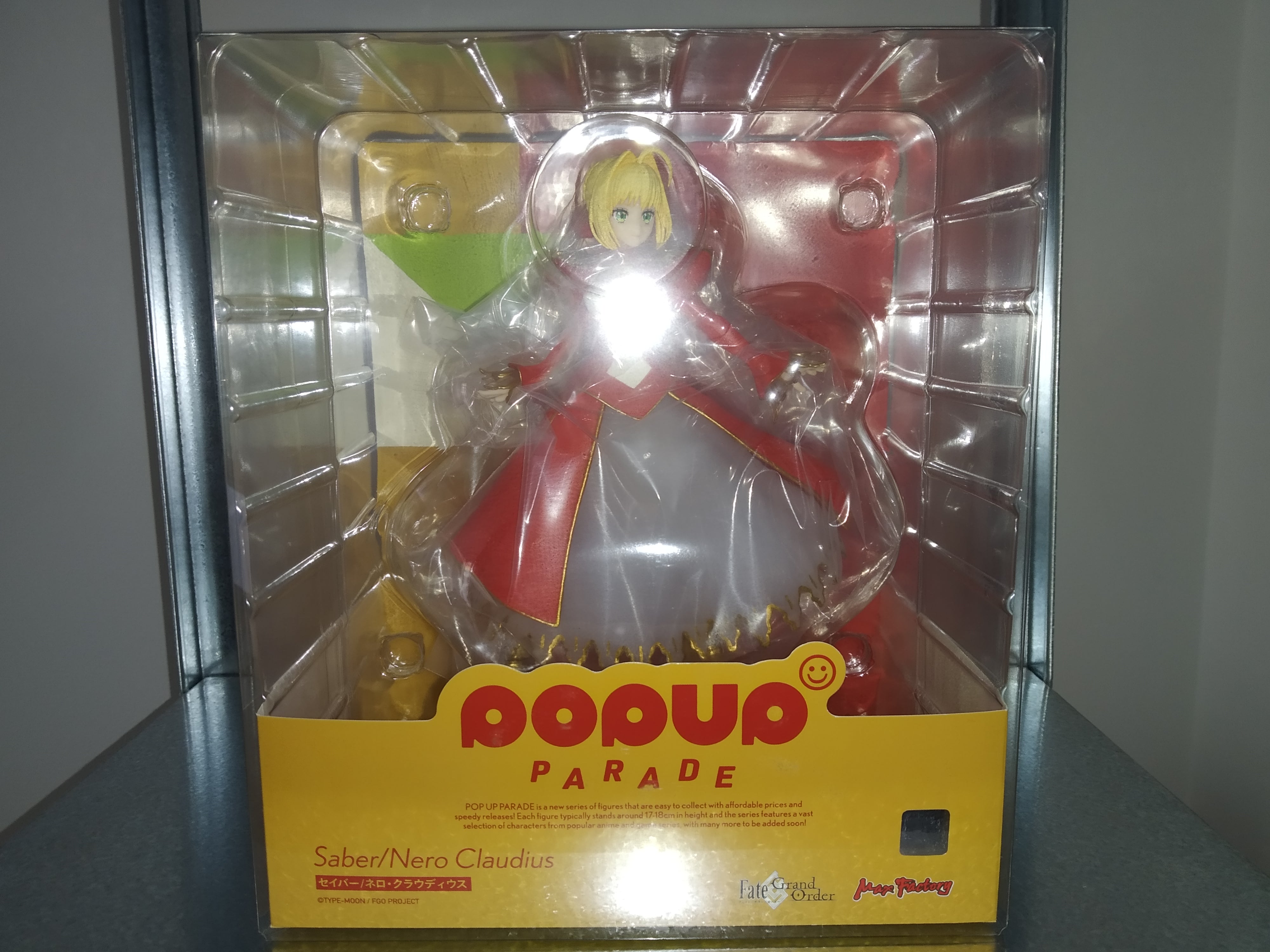 IN STOCK Fate/Grand Order Pop Up Parade PVC Statue Saber/Nero Claudius 17 cm
