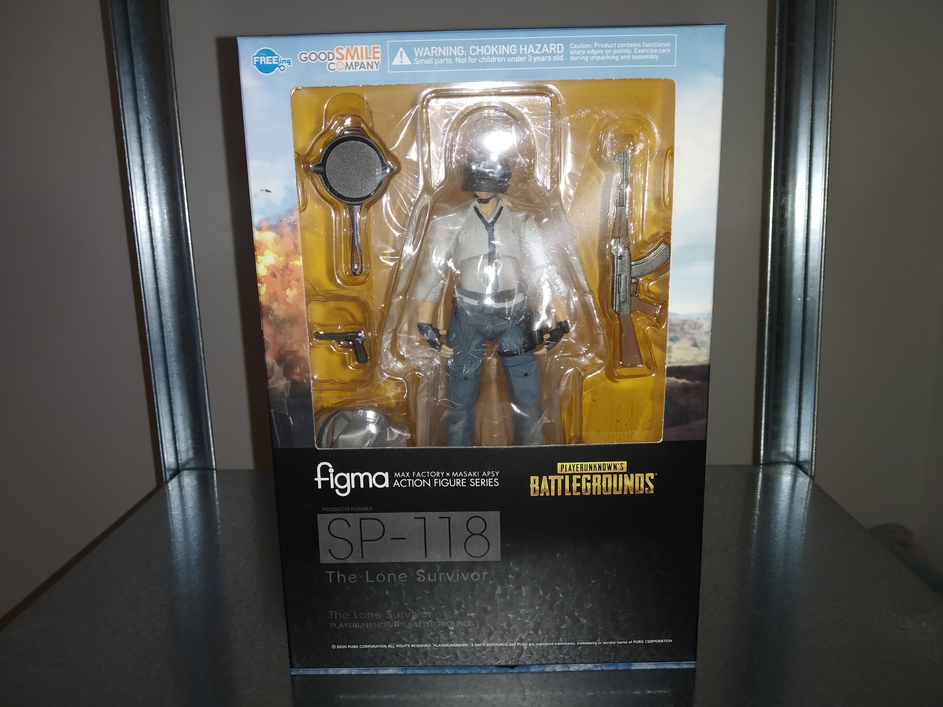 IN STOCK Playerunknown's Battlegrounds (PUBG) Figma Action Figure The Lone Survivor 15 cm
