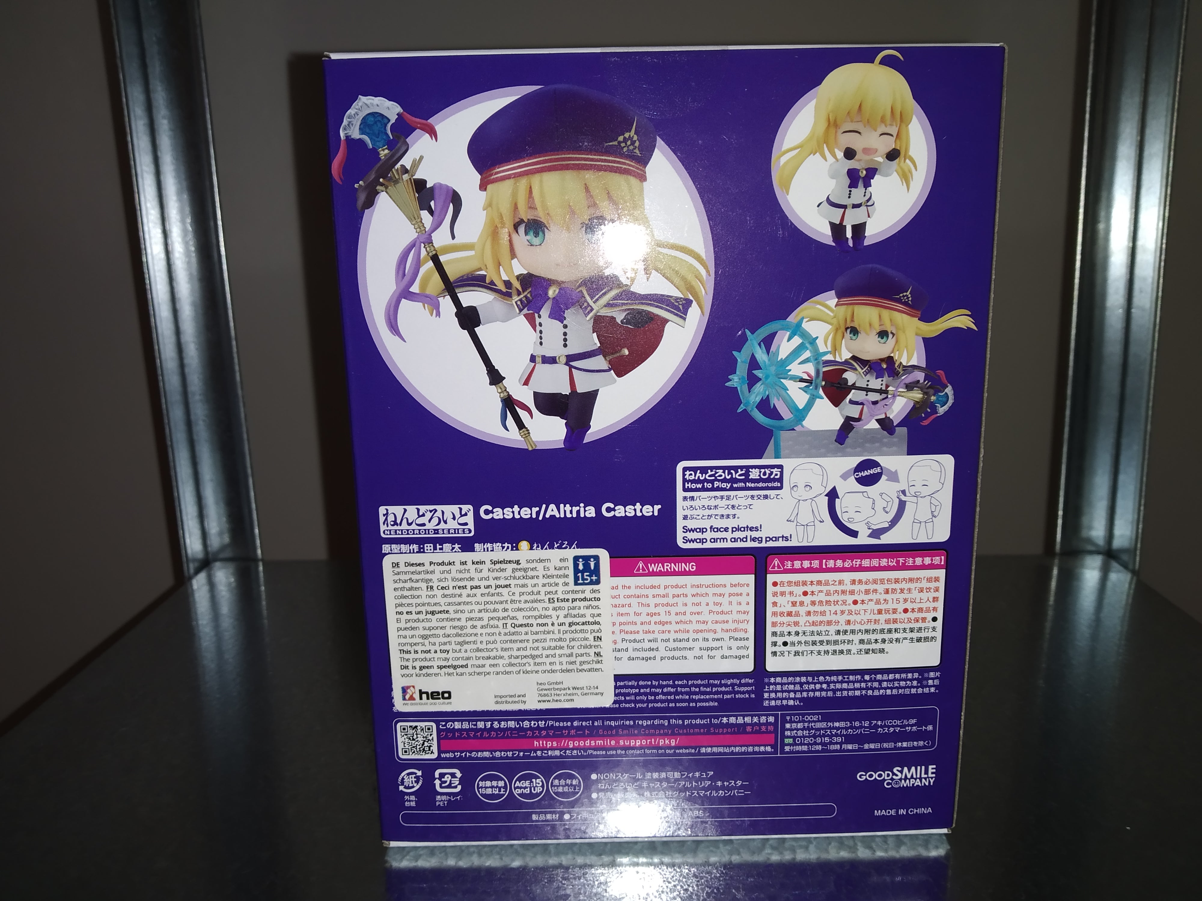 Fate/Grand Order Nendoroid Action Figure Caster/Altria Caster 10 cm