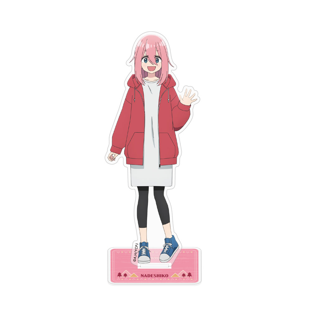 PREORDINE CHIUSO 08/2025 Yuru Camp SEASON 3 Acrylic Stand 14 cm - Deadline 31 MARZO - PREORD. NON CANCELLABILE