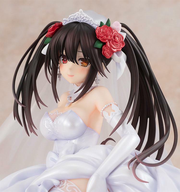 (Scatola Danneggiata) Date A Live PVC Statue ~ Light Novel Edition Kurumi Tokisaki: Wedding Dress Ver.