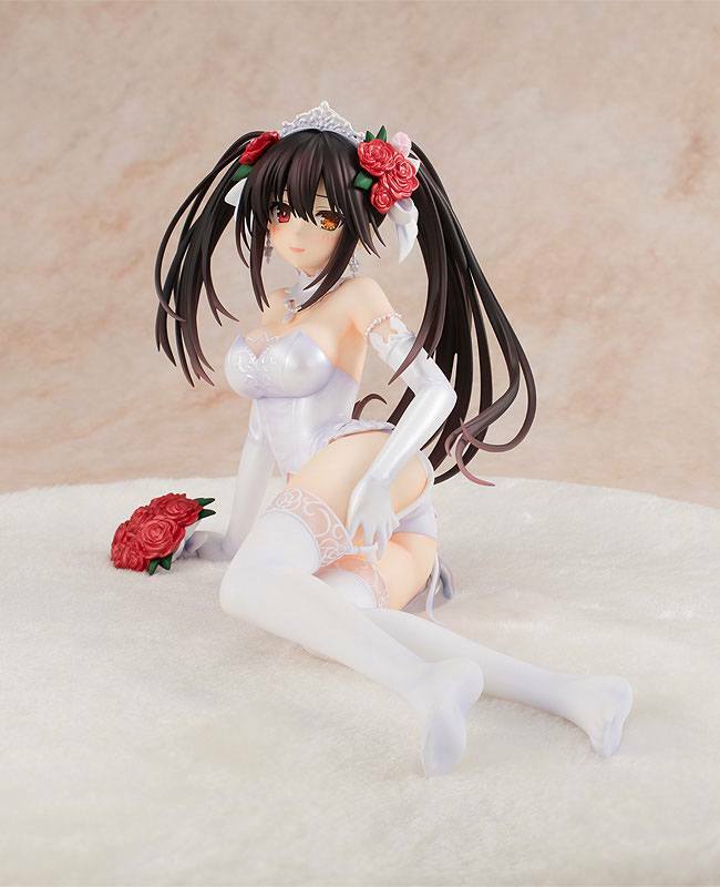 (Scatola Danneggiata) Date A Live PVC Statue ~ Light Novel Edition Kurumi Tokisaki: Wedding Dress Ver.