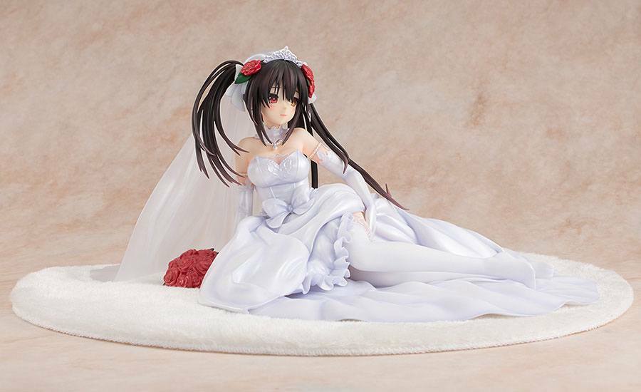 (Scatola Danneggiata) Date A Live PVC Statue ~ Light Novel Edition Kurumi Tokisaki: Wedding Dress Ver.