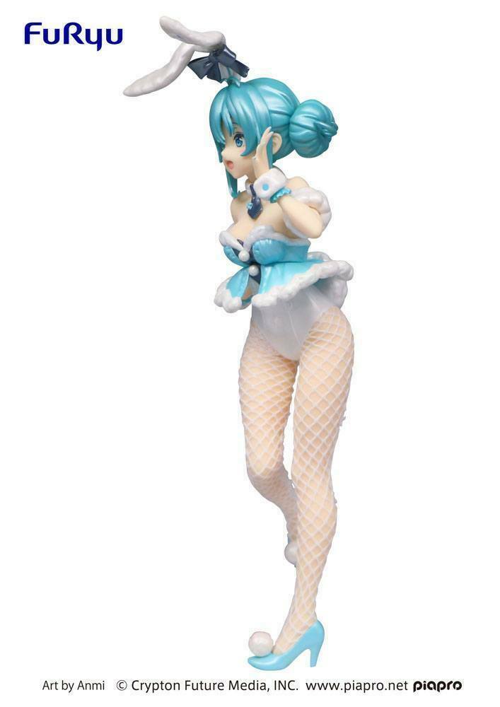 Hatsune Miku BiCute Bunnies PVC Statue Hatsune Miku White Rabbit Pearl Color ver.