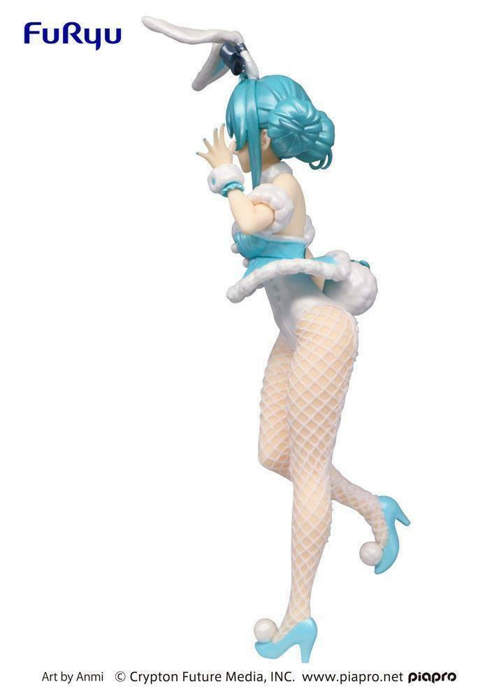 Hatsune Miku BiCute Bunnies PVC Statue Hatsune Miku White Rabbit Pearl Color ver.