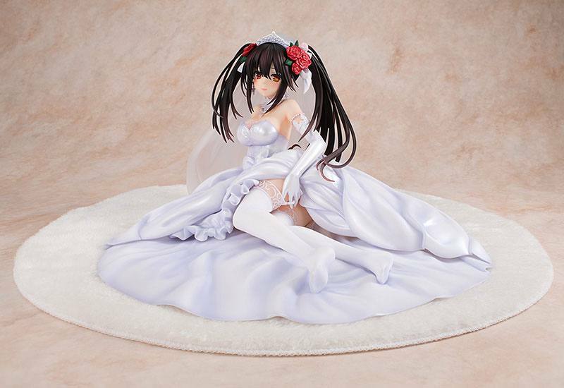 (Scatola Danneggiata) Date A Live PVC Statue ~ Light Novel Edition Kurumi Tokisaki: Wedding Dress Ver.