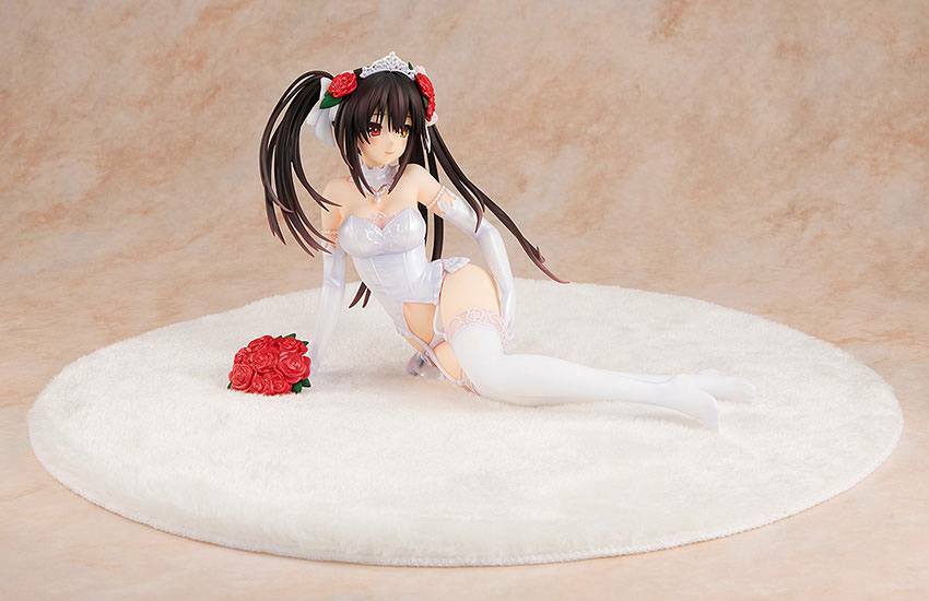 (Scatola Danneggiata) Date A Live PVC Statue ~ Light Novel Edition Kurumi Tokisaki: Wedding Dress Ver.