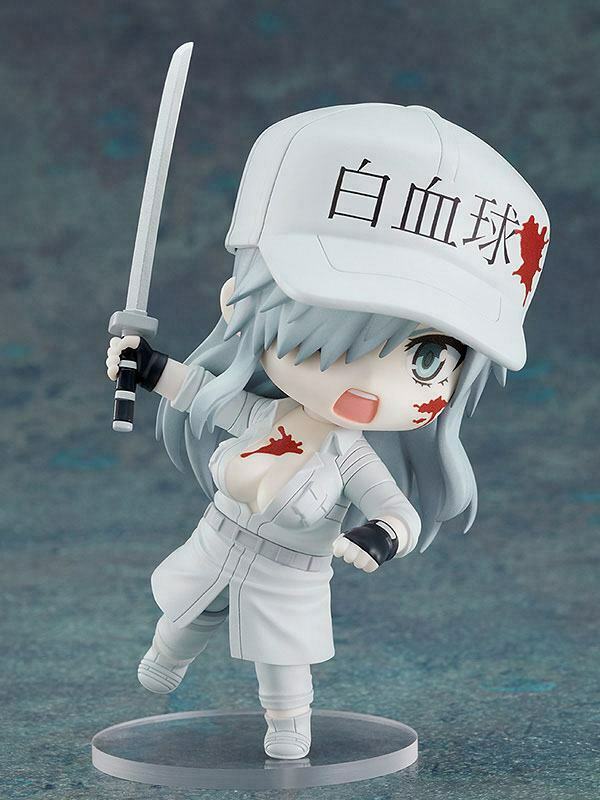 IN STOCK Cells at Work! Code Black Nendoroid Action Figure White Blood Cell Neutrophil 1196 10 cm