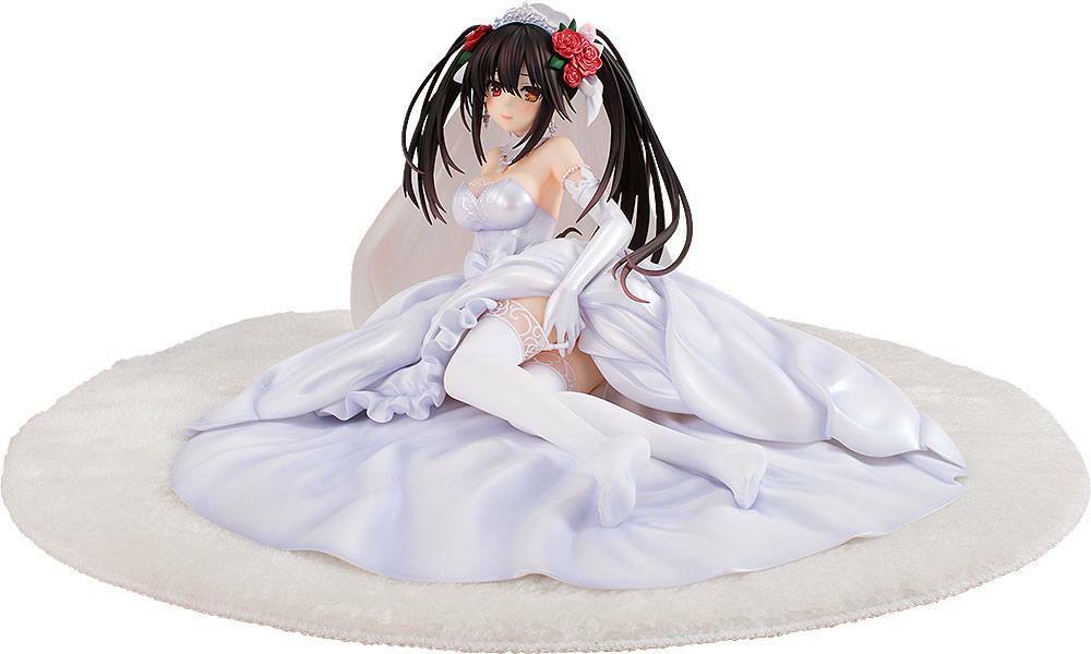 (Scatola Danneggiata) Date A Live PVC Statue ~ Light Novel Edition Kurumi Tokisaki: Wedding Dress Ver.