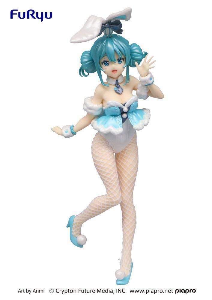 Hatsune Miku BiCute Bunnies PVC Statue Hatsune Miku White Rabbit Pearl Color ver.
