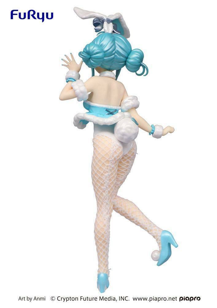 Hatsune Miku BiCute Bunnies PVC Statue Hatsune Miku White Rabbit Pearl Color ver.