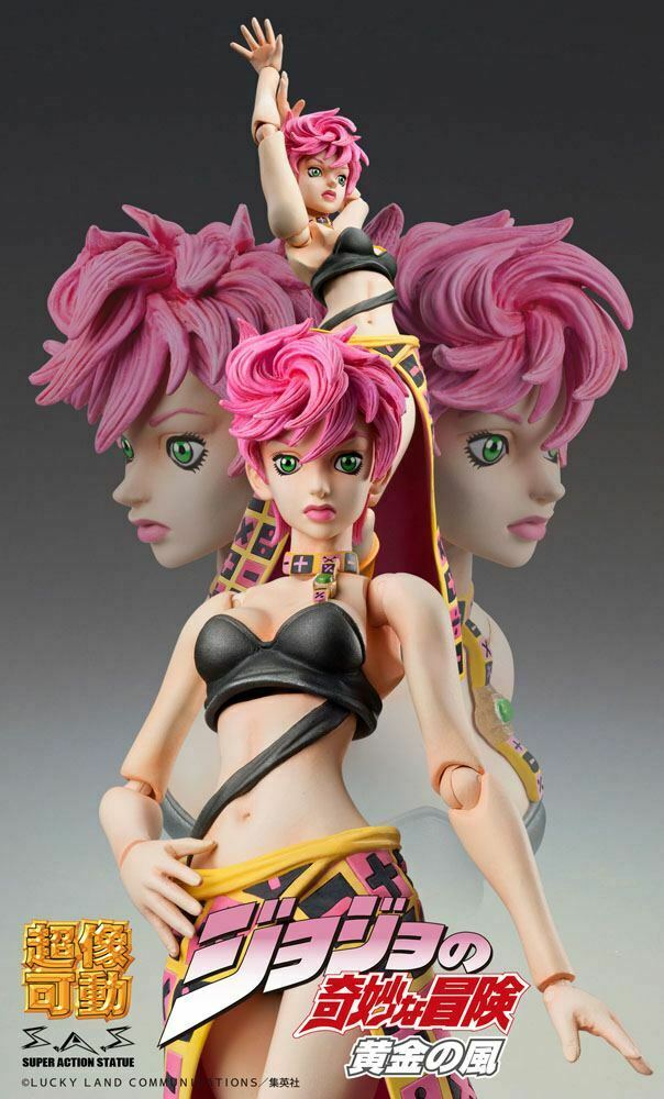 IN STOCK JoJo's Bizarre Adventure Part5 Super Action Action Figure Chozokado (Trish Una) 15 cm