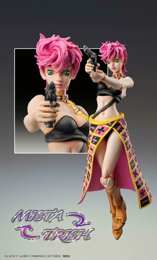 IN STOCK JoJo's Bizarre Adventure Part5 Super Action Action Figure Chozokado (Trish Una) 15 cm