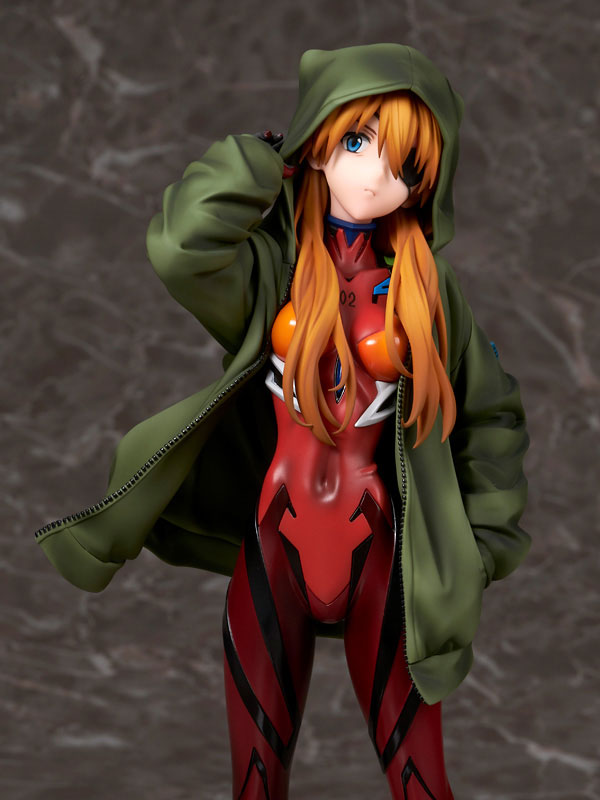 PREORDINE CHIUSO 08/2025 Shin Evangelion Movie Shikinami Asuka Langley Hoodie Ver. 23 cm Statue 1/7 (PREORDINE NON CANCELLABILE)