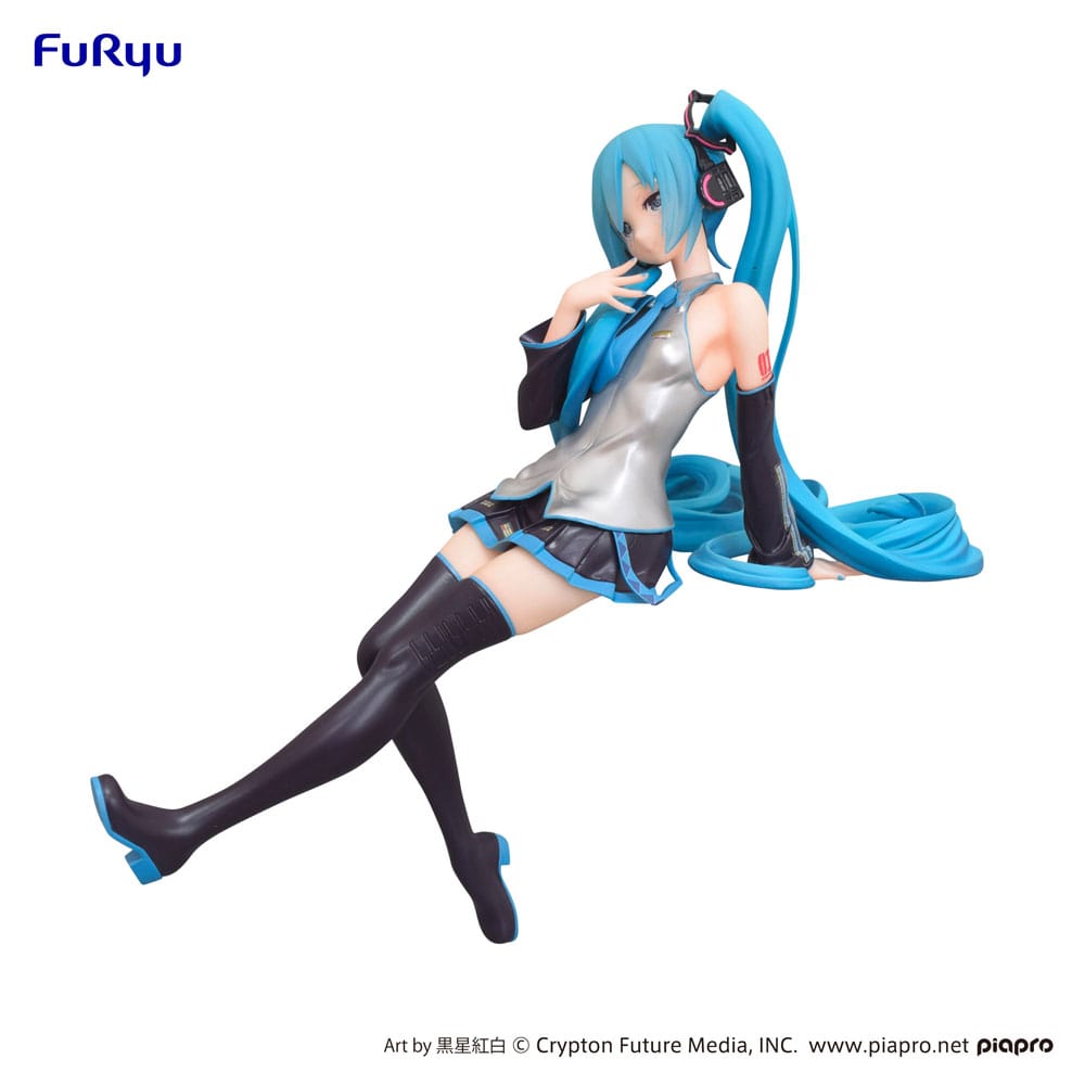 PREORDINE+ CHIUSO 05/2025 Hatsune Miku Noodle Stopper Figure Kuroboshi Kouhaku Ver. (re-run) 14 cm