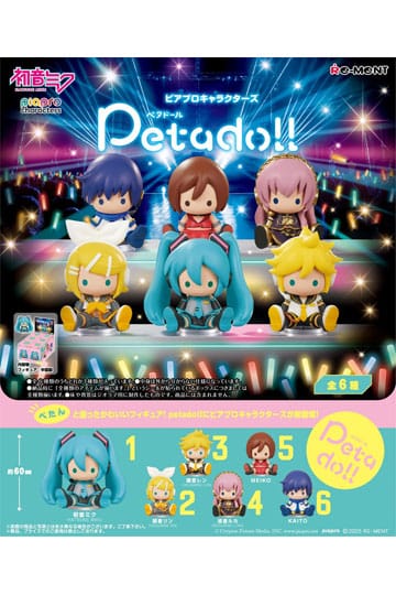 PREORDINE+ CHIUSO 07/2025 Hatsune Miku Petadoll Mini Figures Display (6)