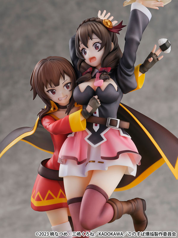 PREORDINE CHIUSO 08/2025 Konosuba: God's Blessing on This Wonderful World! SHIBUYA SCRAMBLE FIGURE Megumin & Yunyun Futari wa Otomodachi Ver. 26 cm Statue 1/6  (PREORDINE NON CANCELLABILE)