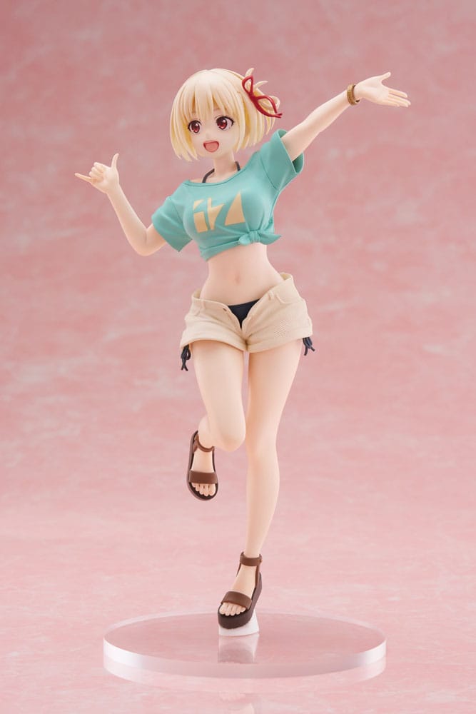 PREORDINE+ CHIUSO 04/2025 Lycoris Recoil Coreful Figure Chisato Nishikigi Hawaiian Ver. 18 cm