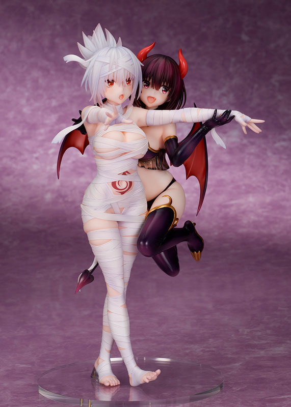 PREORDINE CHIUSO 11/2025 Ayakashi Triangle Statue Matsuri Kazamaki & Suzu Kanade & Shirogane 25 cm (PREORDINE NON CANCELLABILE)