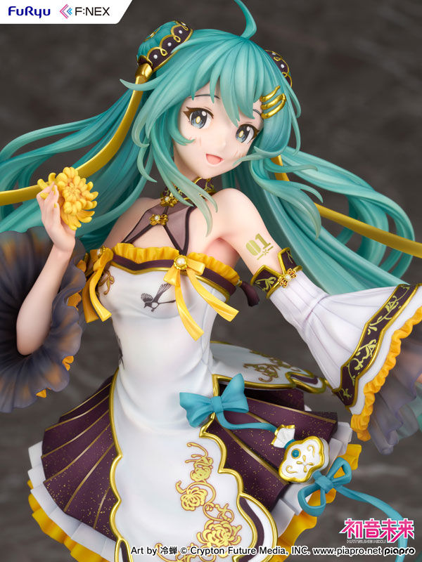PREORDINE 01/2026 Hatsune Miku F:NEX  Hatsune Miku Mid-Autumn Festival Ver. 27 cm Statue 1/7 (PREORDINE NON CANCELLABILE)