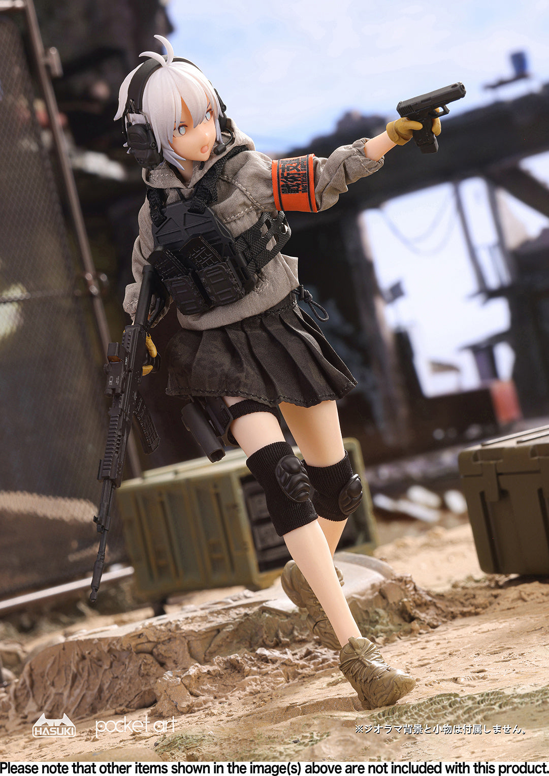 PREORDINE ESAURITO pocket art Series PA003 Rifleman Sasha Habe 1/12 Model Action Figure