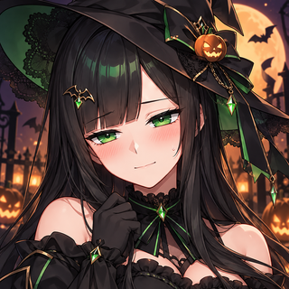Hoshii in costume di Halloween