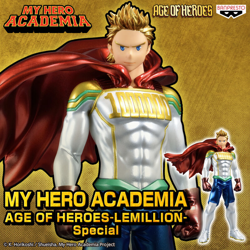 🧪 LAB | SU ORDINAZIONE My Hero Academia Age of Heroes Lemillion figure 18cm