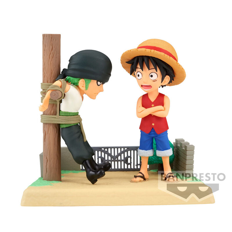 🧪 LAB | SU ORDINAZIONE One Piece Log Stories Monkey D Luffy & Roronoa Zoro figure 7cm