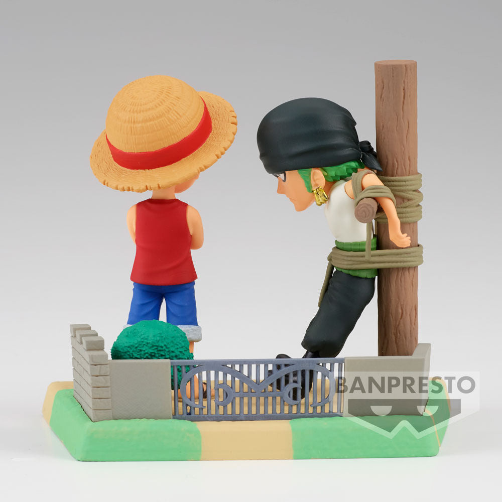 🧪 LAB | SU ORDINAZIONE One Piece Log Stories Monkey D Luffy & Roronoa Zoro figure 7cm