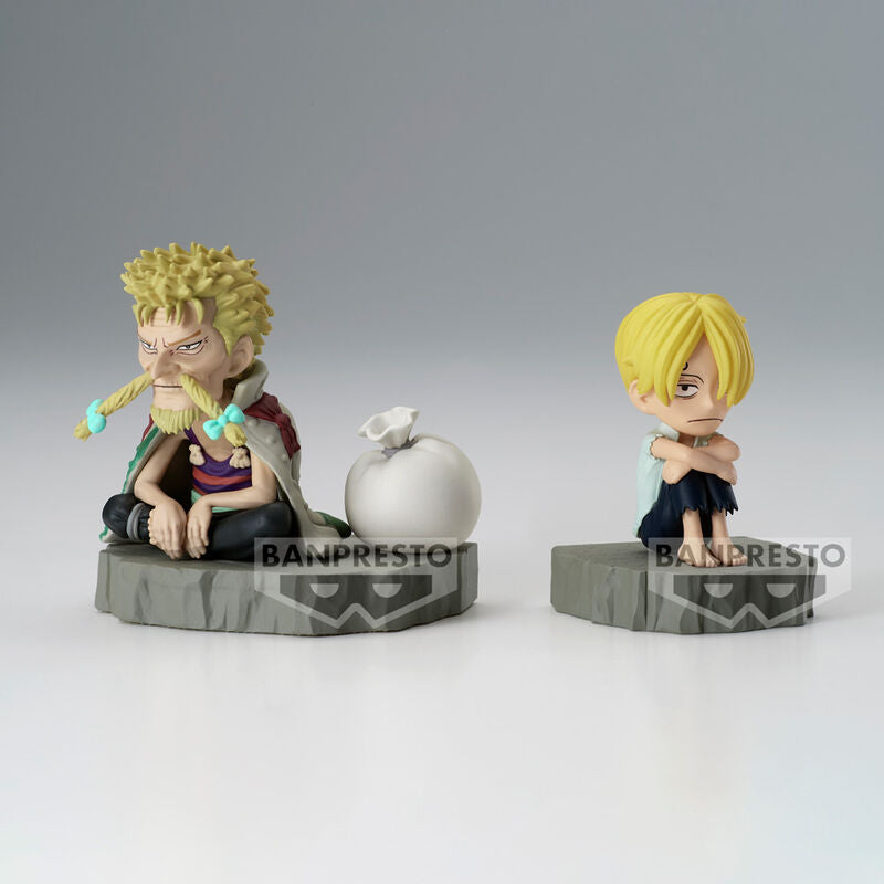 🧪 LAB | SU ORDINAZIONE One Piece World Collectable Stories Sanji & Zeff figure 6cm