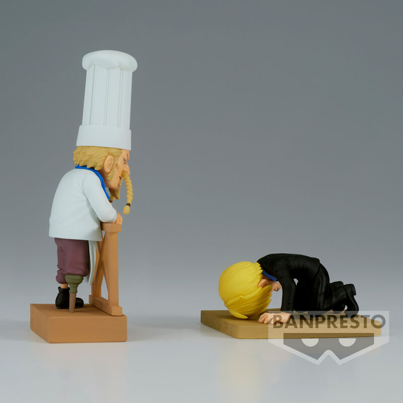 🧪 LAB | SU ORDINAZIONE One Piece WCF Log Series Sanji & Zeff 2 world collectable figure 8cm