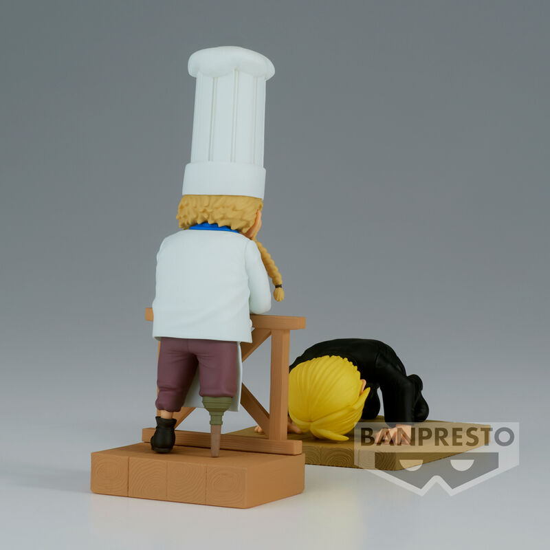 🧪 LAB | SU ORDINAZIONE One Piece WCF Log Series Sanji & Zeff 2 world collectable figure 8cm
