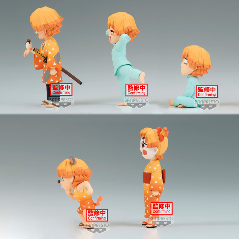 🧪 LAB | SU ORDINAZIONE Demon Slayer Kimetsu No Yaiba World Collectable Zenitsu Agatsuma assorted figure 7cm