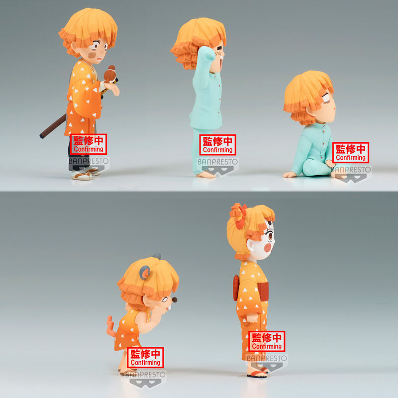 🧪 LAB | SU ORDINAZIONE Demon Slayer Kimetsu No Yaiba World Collectable Zenitsu Agatsuma assorted figure 7cm