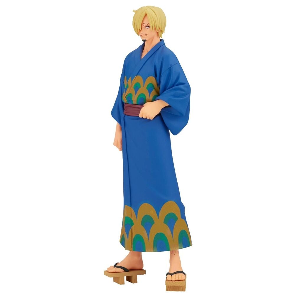 🧪 LAB | SU ORDINAZIONE One Piece Grandline Series Wanokuni Yukata Silvers Sanji figure 17cm